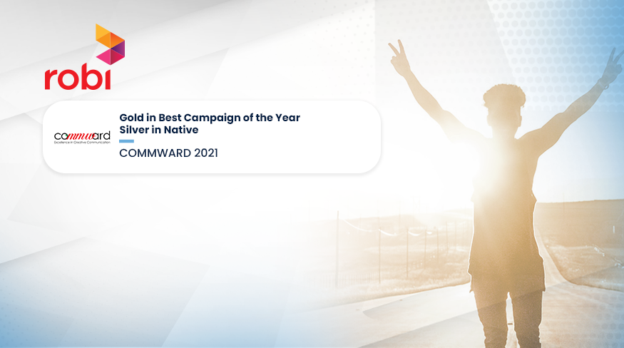 Robi wins an award through creative content campaign Robi wins an award through creative content campaign